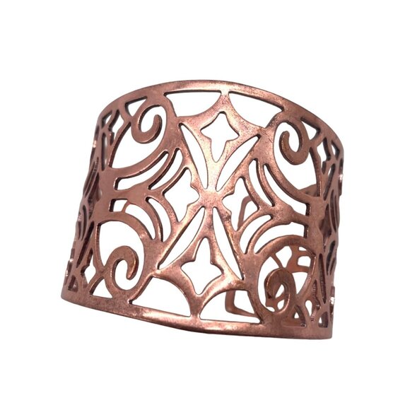 Lia Sophia Copper Filigree Cuff Bracelet - Picture 1 of 7